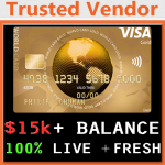 Buy HQ VISA Gold, UP TO $15k
